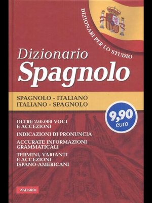 Dizionario Spagnolo italiano [Vallardi]